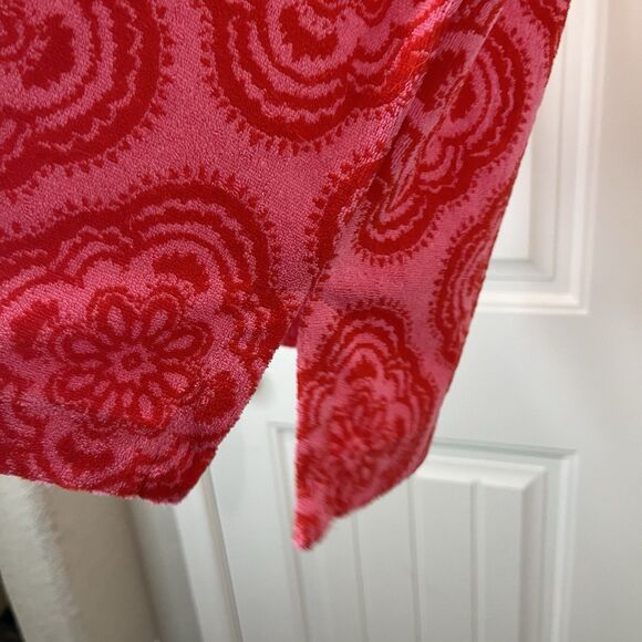 Boden Towelling Tank Top Terry Cloth Pink Rose Botanic Blush Womens Size M - Picture 5 of 10